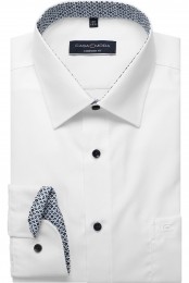 CasaModaOverhemdwitFaux-uni