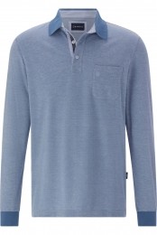 BABISTAPoloshirtlangemouwblauwEffen