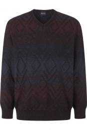 BABISTATruiV-halsdonkerroodMotief