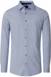 VentiOverhemdblauwBedrukt