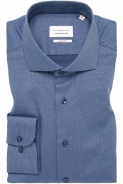 ETERNAOverhemdveelkleurigGestructureerd