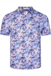 R2AmsterdamPoloshirtKortemouwblauw