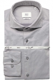 ETERNA1863OverhemdstaalgrijsEffen