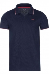 TRIGEMAPoloshirtKortemouwMarine