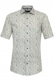 CasaModaCasualOverhemdKortemouwgroen