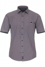 CasaModaOverhemdKortemouwblauw