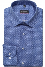 ETERNAOverhemdblauwBedrukt