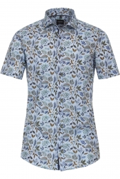 VentiOverhemdKortemouwblauw