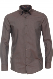 VentiOverhemdbruinFaux-uni