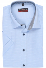 MarvelisOverhemdKortemouwblauw