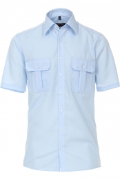 CasaModaPilootshirtKortemouwblauw