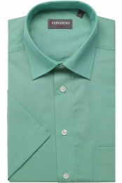 LeonardobyJupiterOverhemdKortemouwgroen