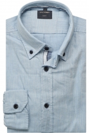 OLYMPCasualOverhemdblauwEffen