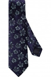 OLYMPSIGNATUREStropdasblauwBloemen