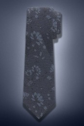 OLYMPSIGNATUREStropdasnachtblauwBloemen