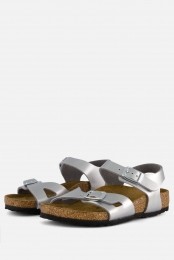 BirkenstockRioKidsSandalenzilverImitatieleer