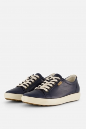 EccoSoft7WSneakersblauwLeer