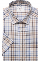 MarvelisOverhemdKortemouwbeige