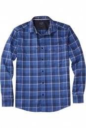 OLYMPCasualFlanellenOverhemdmarineRuit