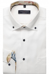 CasaModaOverhemdwitFaux-uni