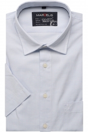 MarvelisCasualOverhemdKortemouwblauw