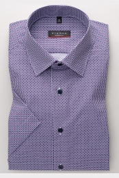 ETERNAOverhemdKortemouwbordeaux