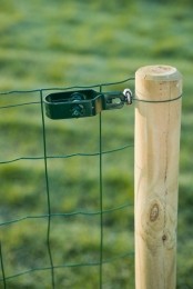 Draadspansetmet2draadklemmengroengeplastificeerdNature-Nature