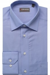 LeonardobyJupiterOverhemdlichtblauwEffen