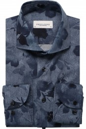 ProfuomoOverhemdMarineBloemen