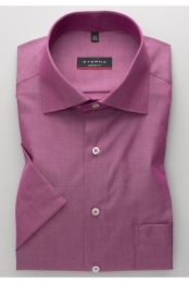 ETERNAOverhemdKortemouwpaars