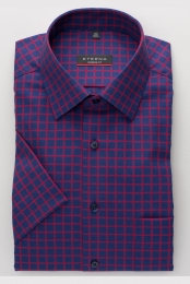 ETERNAOverhemdKortemouwpaars