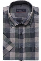 CasaModaCasualOverhemdKortemouwgroen