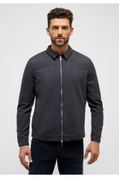 ETERNA1863FlanellenOverhemdzilverEffen