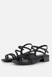 TamarisStrassSandalenzwartLeer