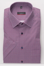 ETERNAOverhemdKortemouwpaars