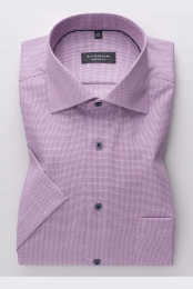 ETERNAOverhemdKortemouwpaars