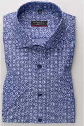 ETERNAOverhemdKortemouwmarine