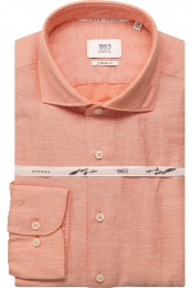 ETERNA1863LinnenOverhemdoranjeEffen