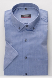 ETERNAOverhemdKortemouwblauw