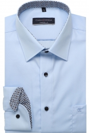 CasaModaOverhemdblauwFaux-uni