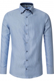 VentiOverhemdblauwFaux-uni