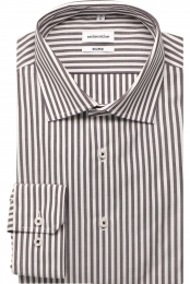 SeidenstickerOverhemdpruimGestreept