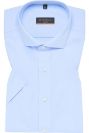 ETERNAOverhemdKortemouwhemelsblauw