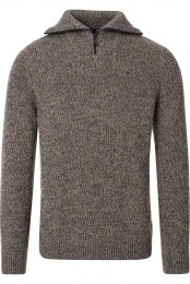 CasaModaHalf-ZipSweaterbeigeEffen