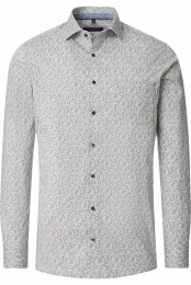 CasaModaOverhemdblauwBedrukt