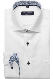 CasaModaOverhemdwitFaux-uni