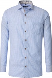 CasaModaOverhemdblauwFaux-uni