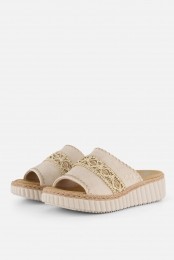 RiekerSlippersbeigeTextiel