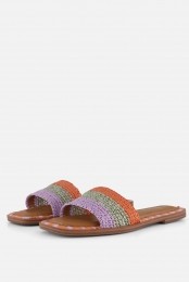 TamarisSlippersoranjeTextiel