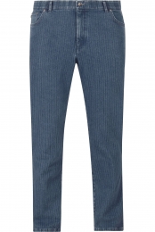 CharlesColbyJeansblauwGestreept